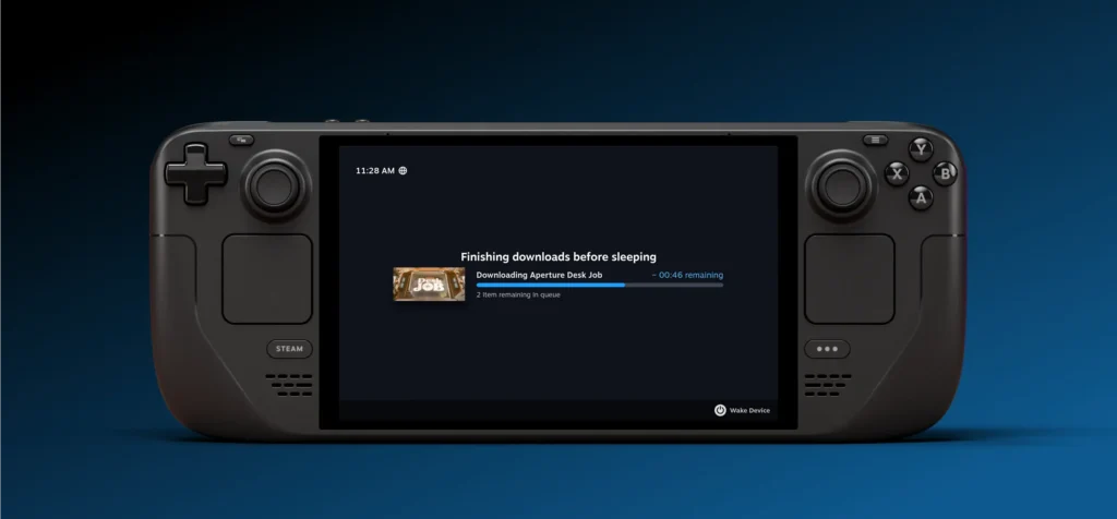 steam deck schermo spento